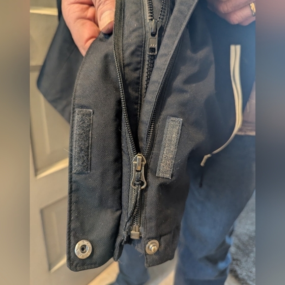 Columbia interchange size large black jacket with removable hood - Picture 12 of 14